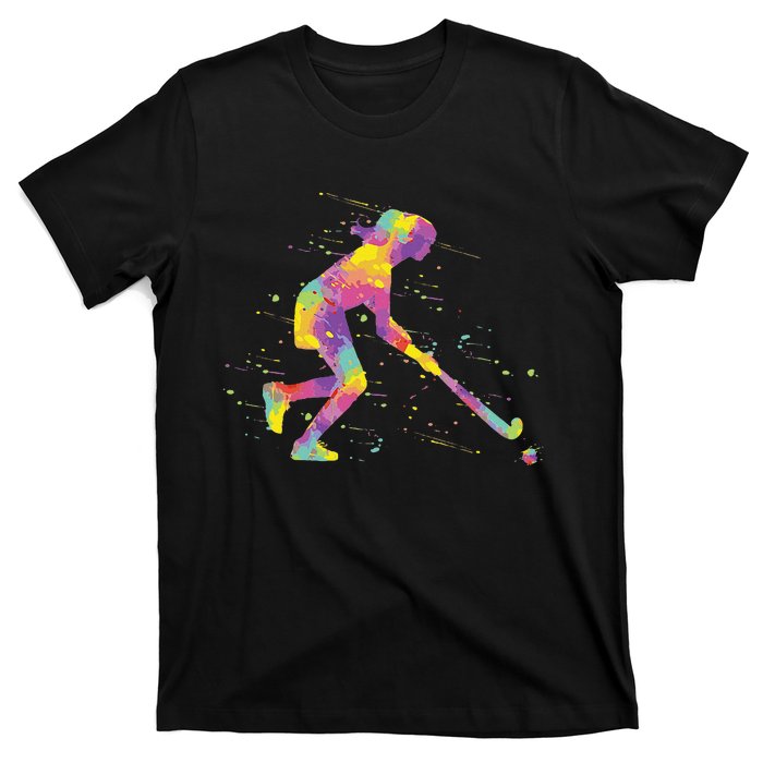 Field Hockey Girl T-Shirt