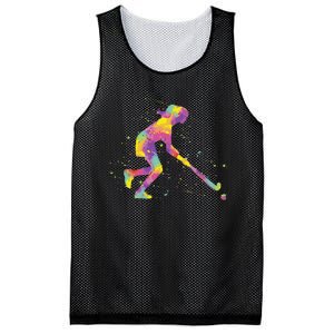 Field Hockey Girl Mesh Reversible Basketball Jersey Tank