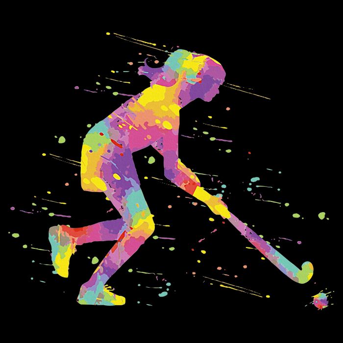 Field Hockey Girl Premium T-Shirt