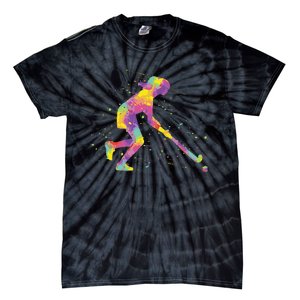 Field Hockey Girl Tie-Dye T-Shirt