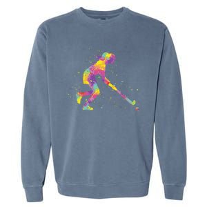 Field Hockey Girl Garment-Dyed Sweatshirt