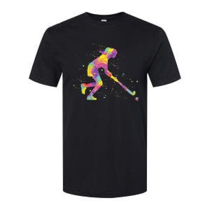 Field Hockey Girl Softstyle CVC T-Shirt