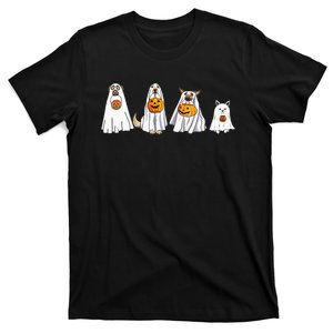 Funny Halloween Ghost Costume for Dogs T-Shirt