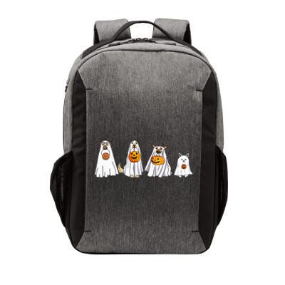 Funny Halloween Ghost Costume for Dogs Vector Backpack