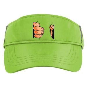 Funny Hand Gripping Optical Illusion Adult Drive Performance Visor