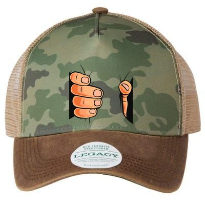 Funny Hand Gripping Optical Illusion Legacy Tie Dye Trucker Hat