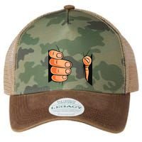Funny Hand Gripping Optical Illusion Legacy Tie Dye Trucker Hat