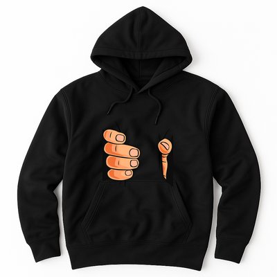 Funny Hand Gripping Optical Illusion Hoodie