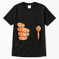 Funny Hand Gripping Optical Illusion Tall T-Shirt