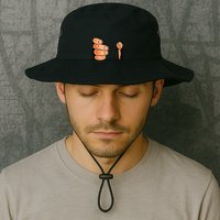 Funny Hand Gripping Optical Illusion Bucket Hat