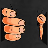 Funny Hand Gripping Optical Illusion Tumbler