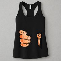 Funny Hand Gripping Optical Illusion Womens Tank Top