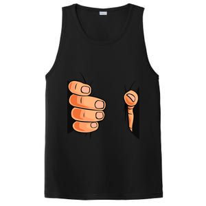 Funny Hand Gripping Optical Illusion PosiCharge Competitor Tank