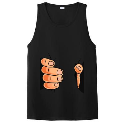 Funny Hand Gripping Optical Illusion PosiCharge Competitor Tank