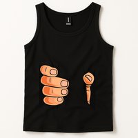 Funny Hand Gripping Optical Illusion Tank Top