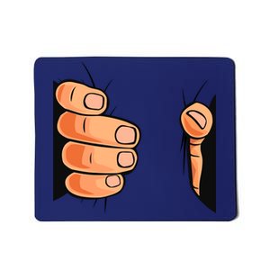 Funny Hand Gripping Optical Illusion Mousepad