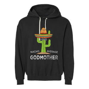 Fun Hilarious Godparent Humor Funny Saying Godmother Garment-Dyed Fleece Hoodie