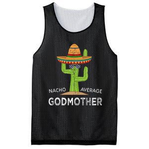 Fun Hilarious Godparent Humor Funny Saying Godmother Mesh Reversible Basketball Jersey Tank