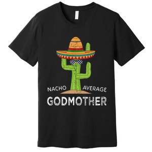 Fun Hilarious Godparent Humor Funny Saying Godmother Premium T-Shirt