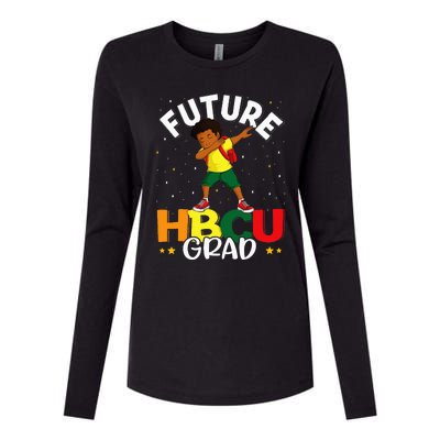 Future HBCU Grad Graduate Afro Black College Graduation Womens Cotton Relaxed Long Sleeve T-Shirt