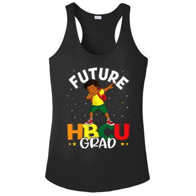 Future HBCU Grad Graduate Afro Black College Graduation Ladies PosiCharge Competitor Racerback Tank