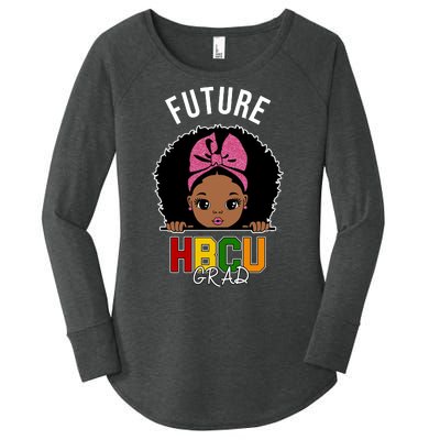 Future HBCU Grad Girl Women's Perfect Tri Tunic Long Sleeve Shirt