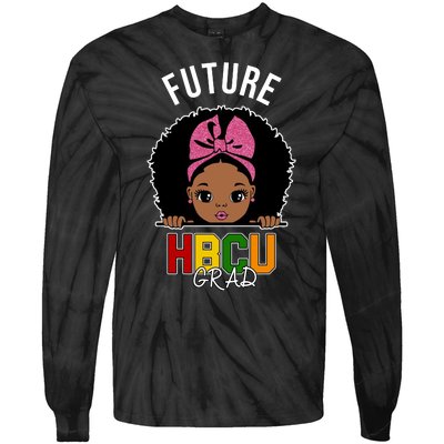 Future HBCU Grad Girl Tie-Dye Long Sleeve Shirt