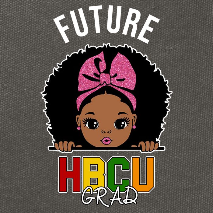 Future HBCU Grad Girl Cotton Canvas Backpack