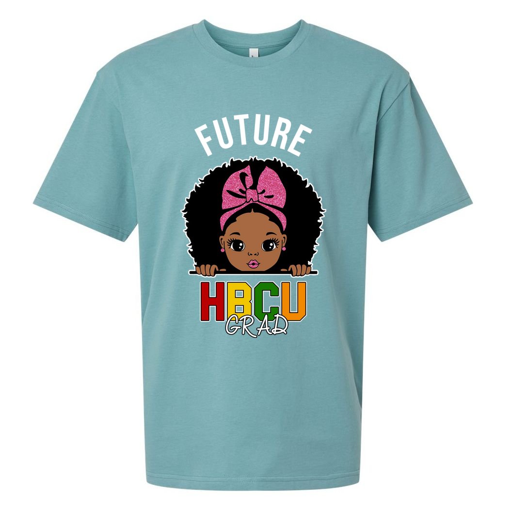 Future HBCU Grad Girl Sueded Cloud Jersey T-Shirt