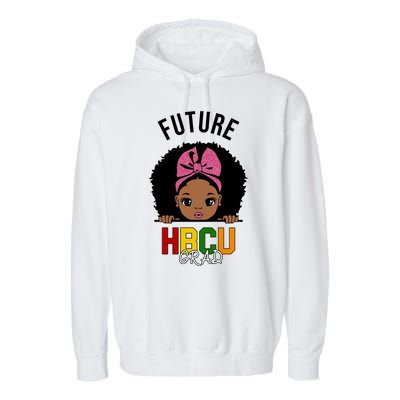 Future HBCU Grad Girl Garment-Dyed Fleece Hoodie