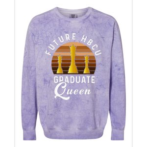 Future HBCU Grad  Graduation Historically Black College Colorblast Crewneck Sweatshirt