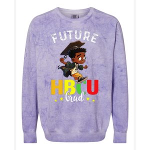 Future HBCU Grad Graduation HBCU Future College Student Colorblast Crewneck Sweatshirt