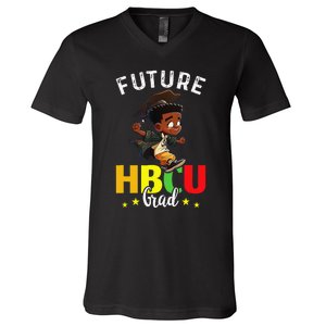 Future HBCU Grad Graduation HBCU Future College Student V-Neck T-Shirt