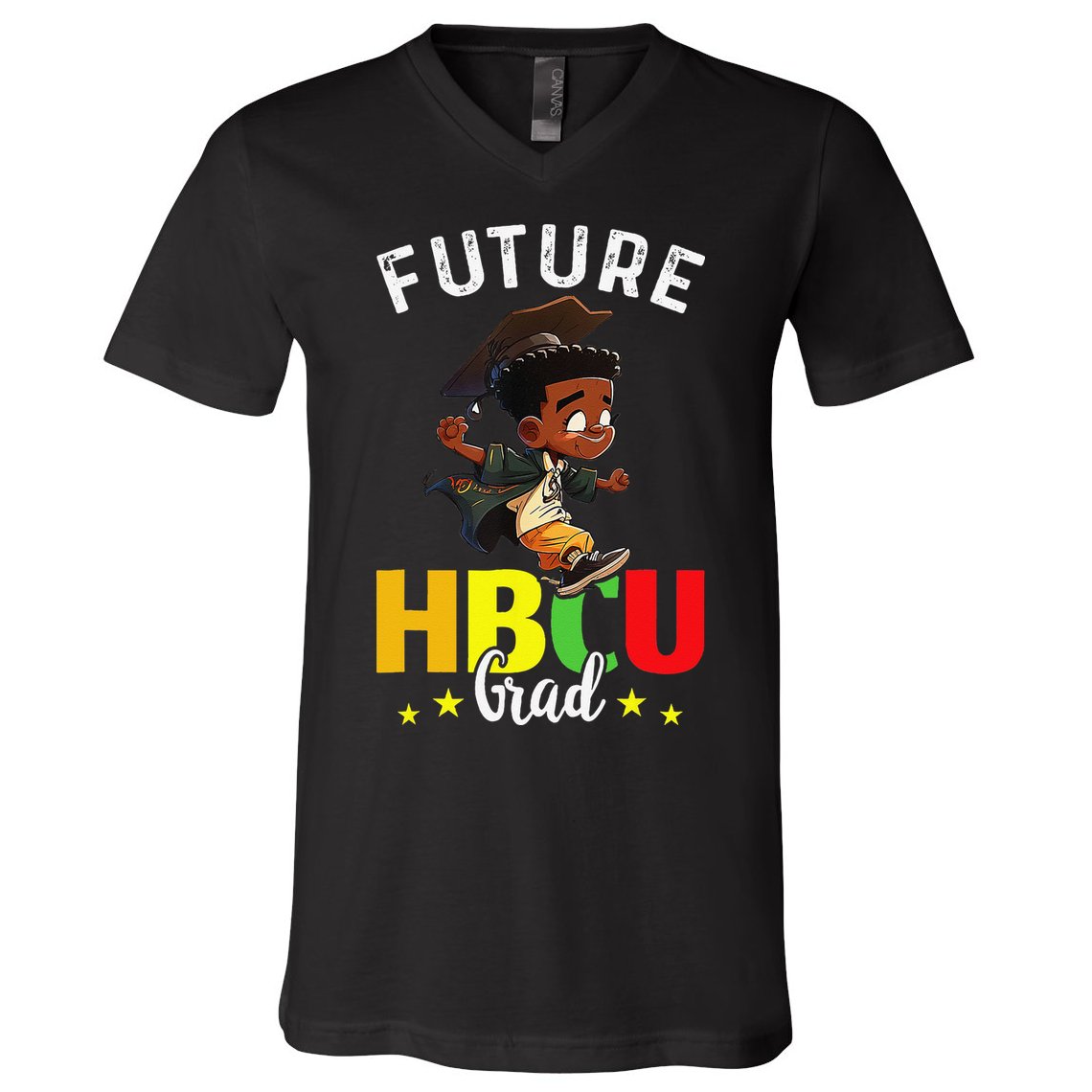 Future HBCU Grad Graduation HBCU Future College Student V-Neck T-Shirt
