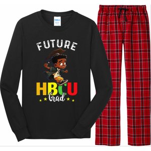 Future HBCU Grad Graduation HBCU Future College Student Long Sleeve Pajama Set