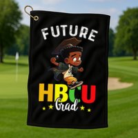 Future HBCU Grad Graduation HBCU Future College Student Golf Towel