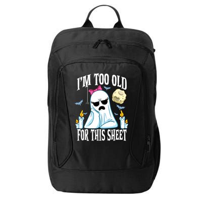 Funny Halloween Ghost Face Costume City Backpack