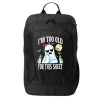 Funny Halloween Ghost Face Costume City Backpack