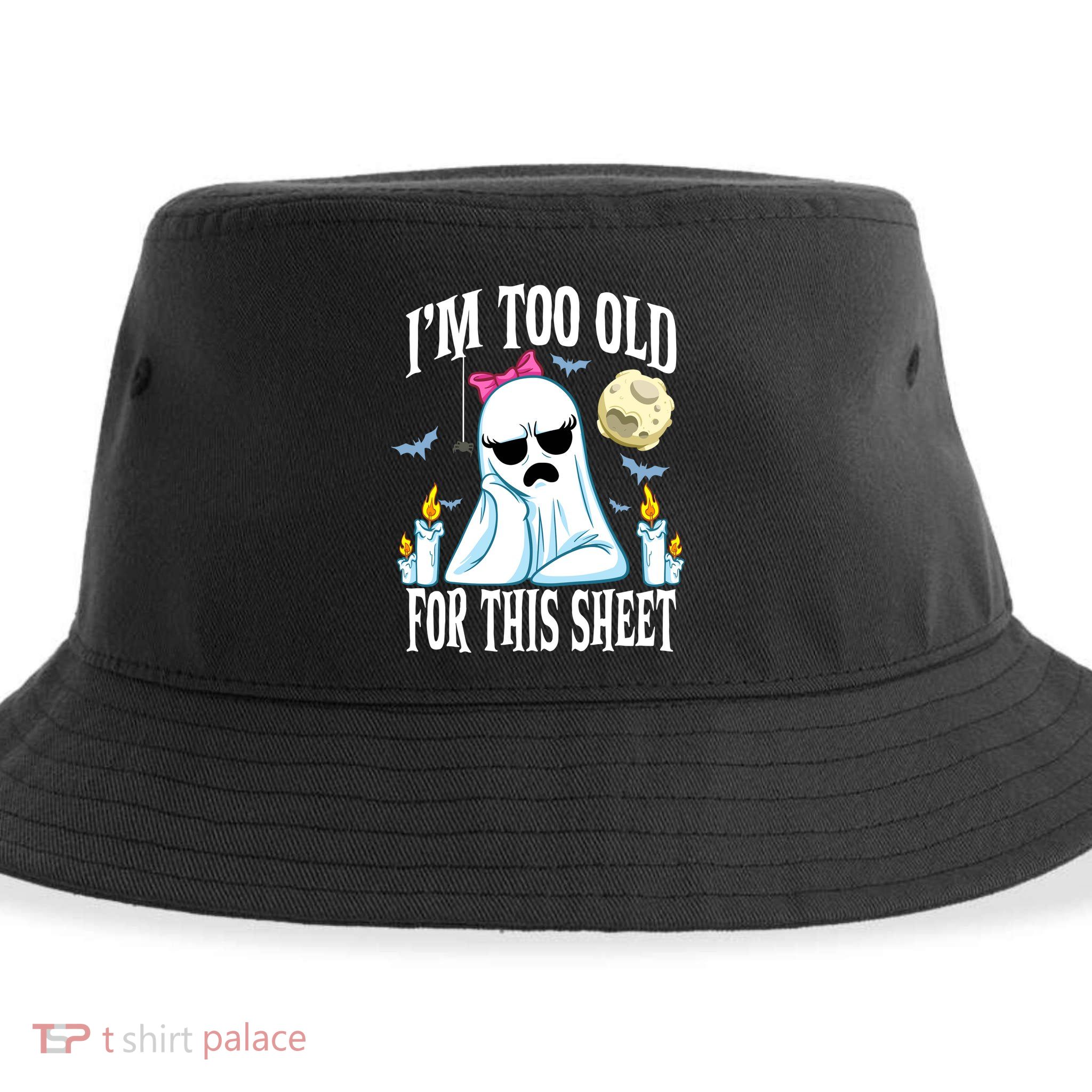 Funny Halloween Ghost Face Costume Sustainable Bucket Hat