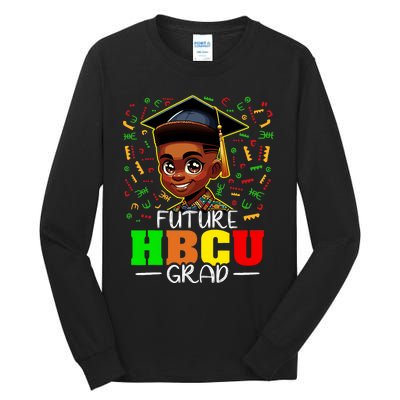 Future Hbcu Graduation Black Boy Grad Hbcu Tall Long Sleeve T-Shirt