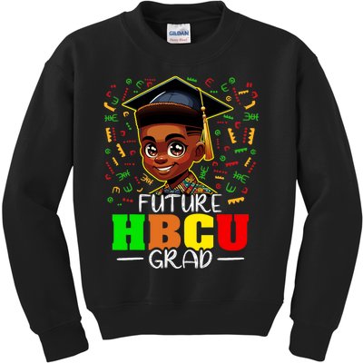 Future Hbcu Graduation Black Boy Grad Hbcu Kids Sweatshirt