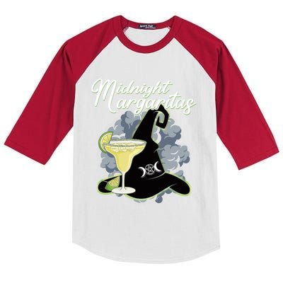 Funny Halloween Gift Midnight Margaritas Cute Gift Kids Colorblock Raglan Jersey