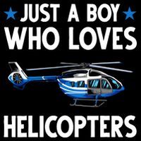 Funny Helicopter Gift Boy Pilot Aviator Cooling Performance Crew T-Shirt