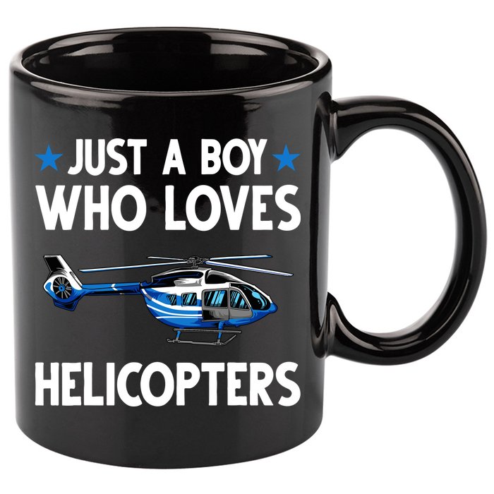 Funny Helicopter Gift Boy Pilot Aviator 11oz C Handle Ceramic Mug