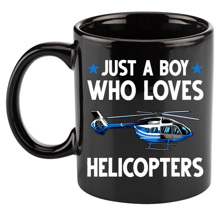 Funny Helicopter Gift Boy Pilot Aviator 11oz C Handle Ceramic Mug