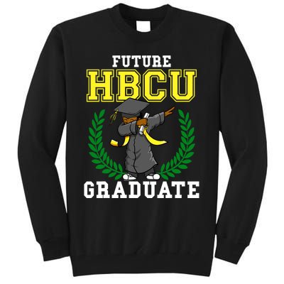 Future Hbcu Graduation Black College Dabbing Boy Gift Tall Sweatshirt