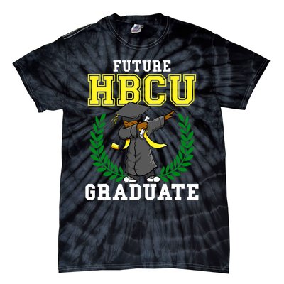 Future Hbcu Graduation Black College Dabbing Boy Gift Tie-Dye T-Shirt