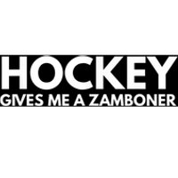 Funny Hockey Gives Me A Zamboner Bumper Sticker