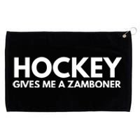 Funny Hockey Gives Me A Zamboner Grommeted Golf Towel