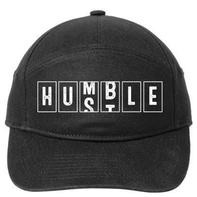 Funny Hustle Gift Cool Humble Odometer 7-Panel Snapback Hat